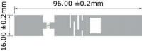 RFID метка UHF на металл IQRFID Vista "PROX", M730, 45х18x1,4 мм.